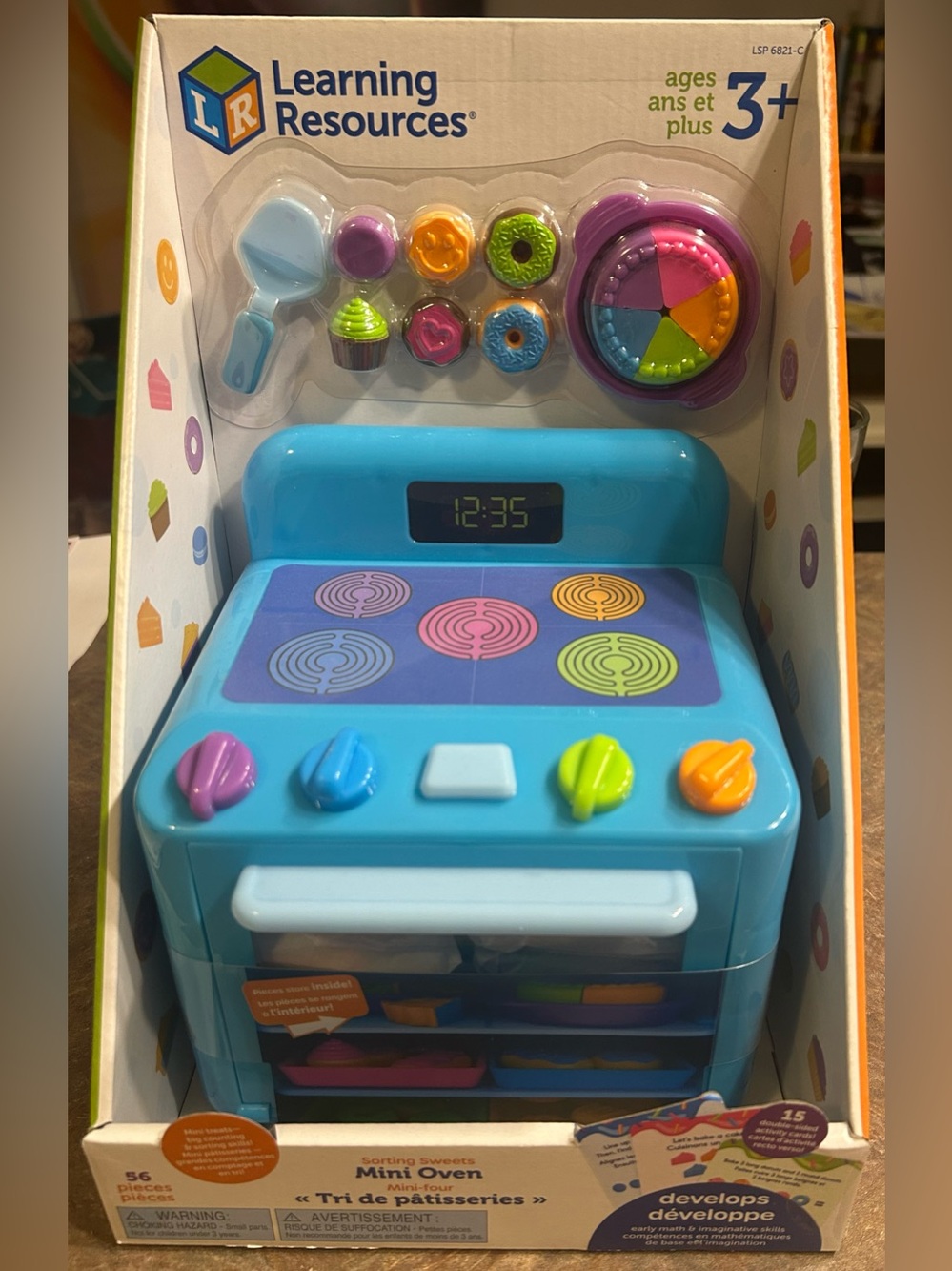 Learning Resources Blue Mini Oven Playset for Kids NEW